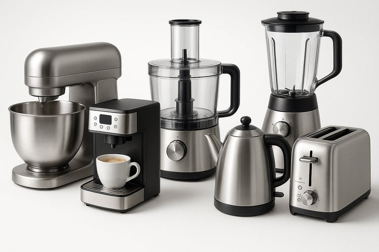 Petit électroménager de cuisine pro fiable et performant avec mixeurs, grille-pain et bouilloires en inox
