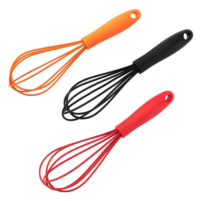 Fouet à Œufs en Silicone Manuel – Léger, Écologique et Résistant à la Chaleur - Ustensile de chef