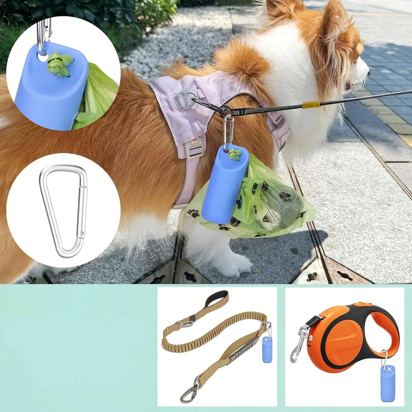 Pack Chien Complet – Voyage, Balade & Urgences Canines - Housse pour déjection canine facilement transportable