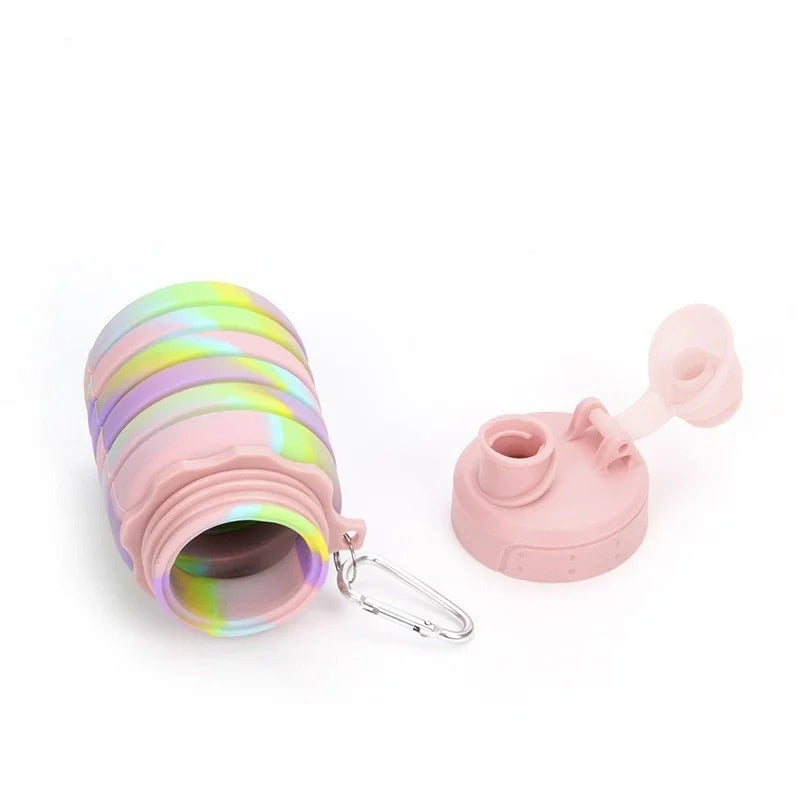 Pack Canin Complet – Gamelle, Laisse, Trousse de Secours -gourde pliable rose
