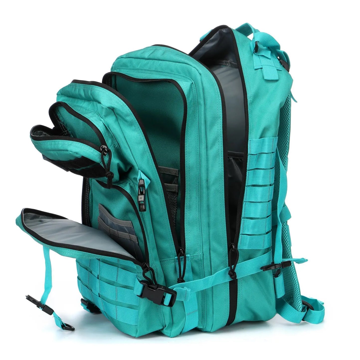 Pack Survie 72h – Kit Complet Famille 3-4 Pers multifonction , sac à dos bleu fuchsia