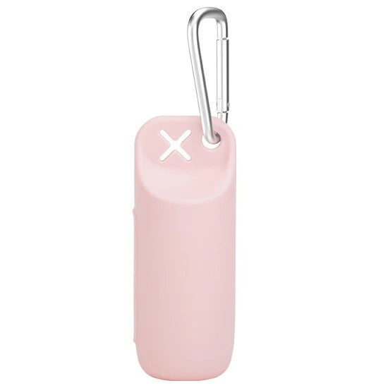Pack Chien Complet – Voyage, Balade & Urgences Canines - Housse rose en silicone pour sac de déjection pour chien