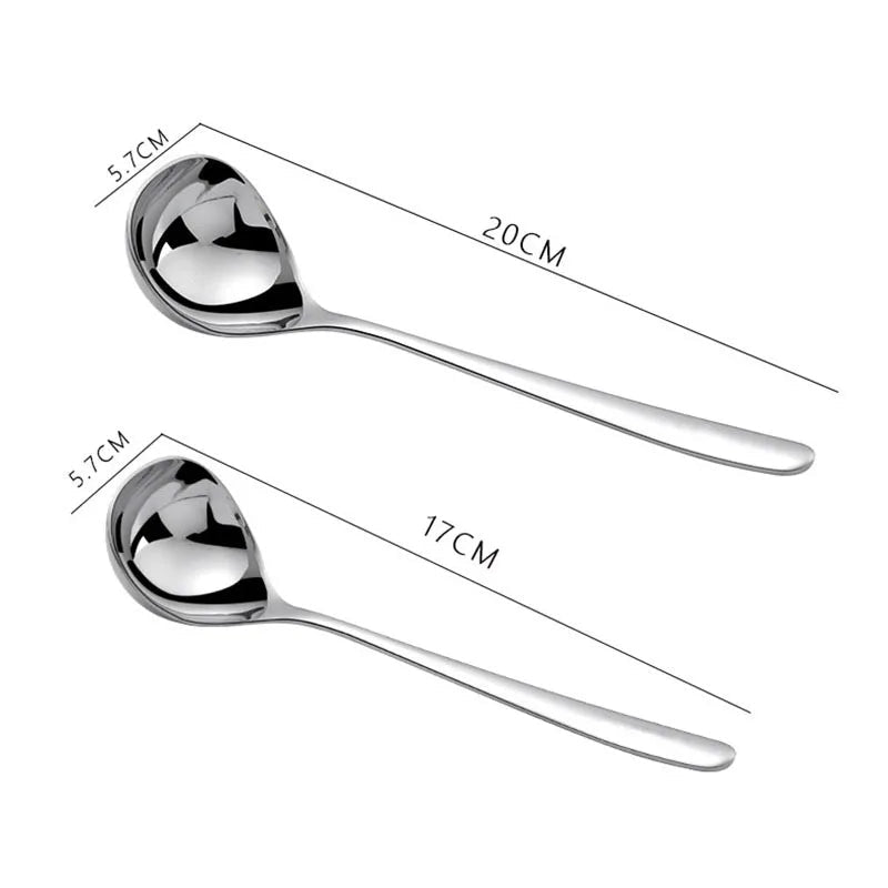 Louche Inox Épaissie – Manche Long pour Soupe & Hot Pot - Ustensile de chef