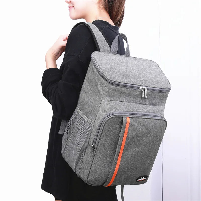 Sac à Déjeuner Isotherme 18L | Sac Repas Étanche et Durable, Portable avec Bandoulières - Ustensile de chef