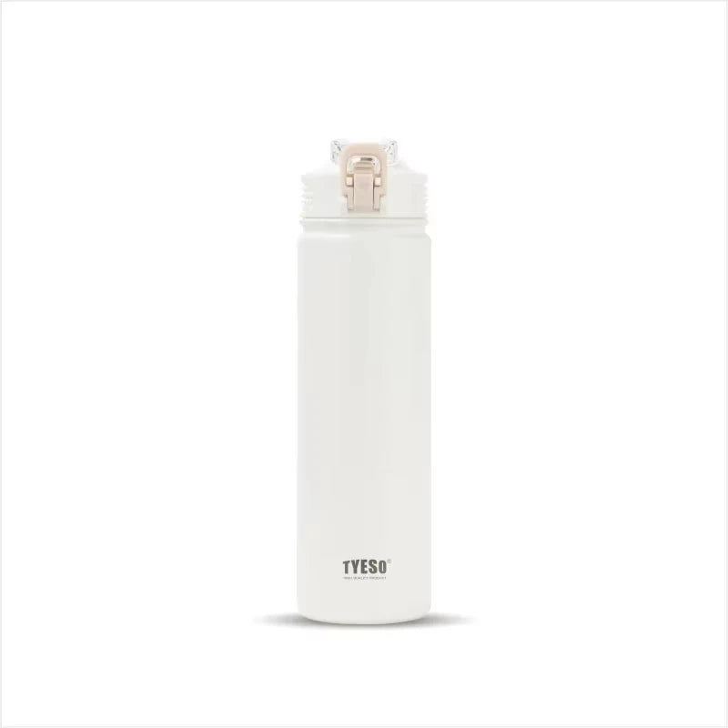 Bouteille Isotherme en Acier Inoxydable 304 avec Paille, Flasque Sportive Portable - Ustensile de chef
