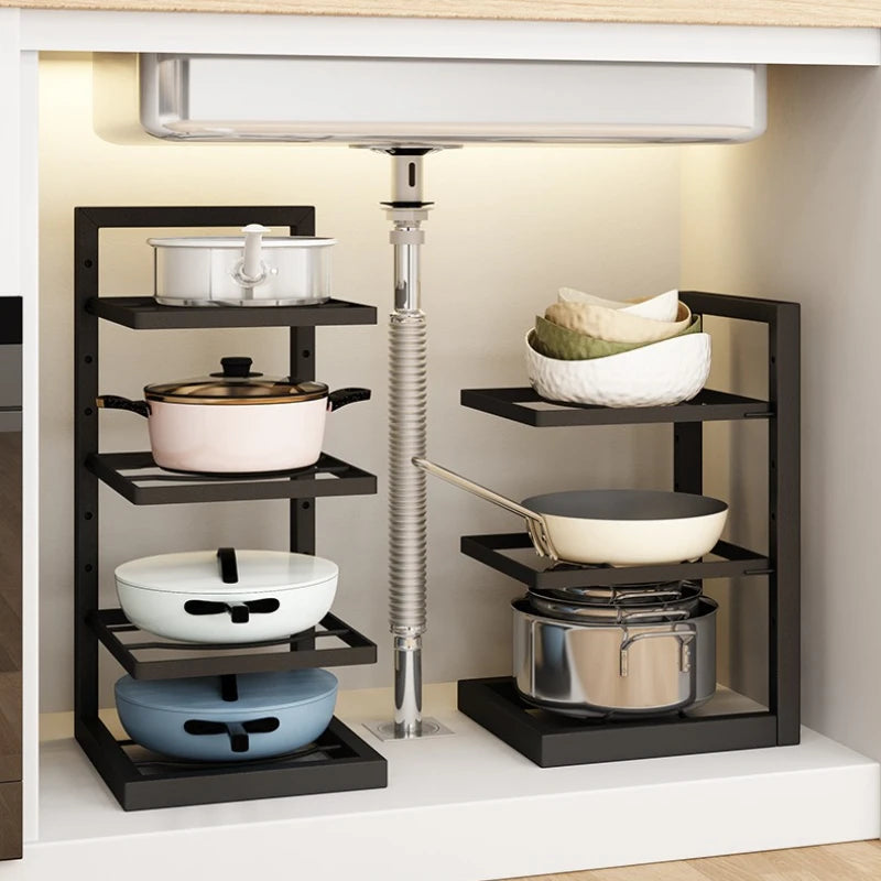Organisateur Sous-Évier Cuisine – Rack 3/4 Étages