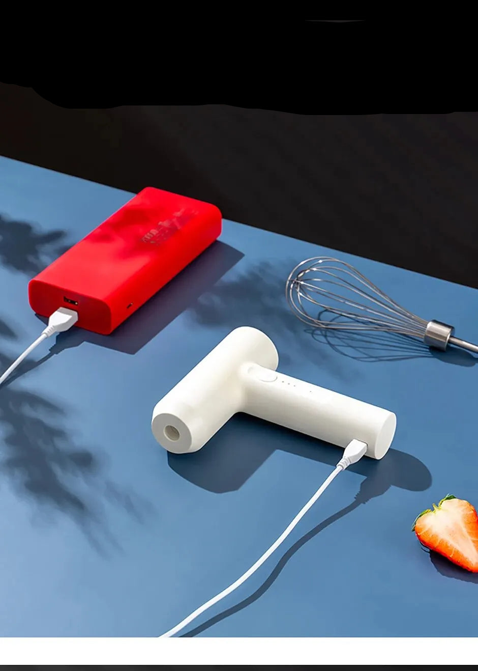 Batteur Électrique 3 Vitesses – Portable, Multifonction - Ustensile de chef