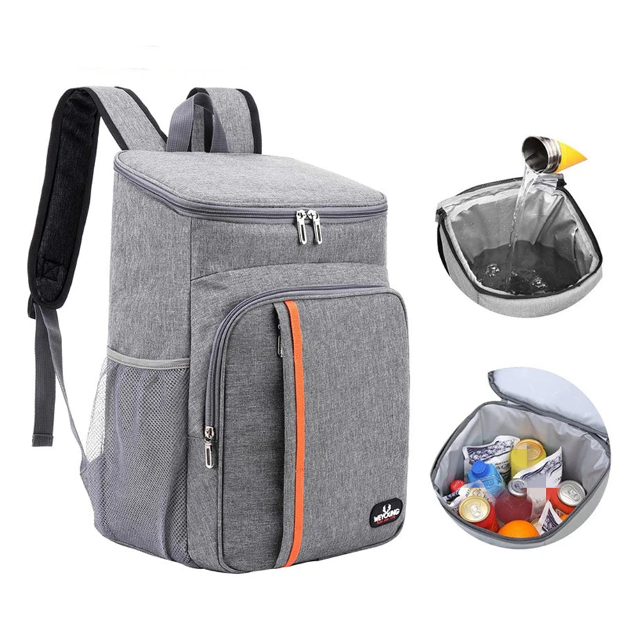 Sac à Déjeuner Isotherme 18L | Sac Repas Étanche et Durable, Portable avec Bandoulières - Ustensile de chef