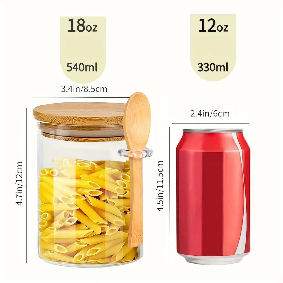 Bocaux en Verre pour Aliments – Conservation Hermétique, Écologique et Élégante pour Votre Cuisine - Ustensile de chef