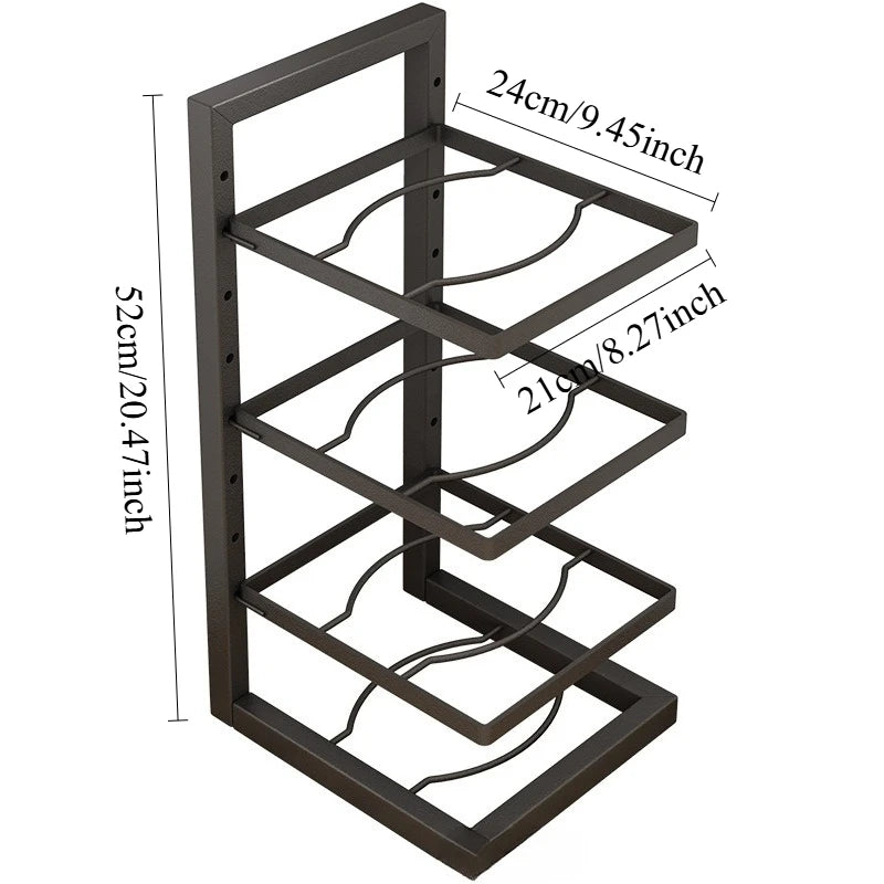Organisateur Sous-Évier Cuisine – Rack 3/4 Étages