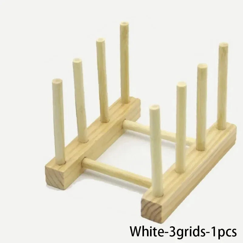 Organisateur de Vaisselle en Bois – Pratique & Éco