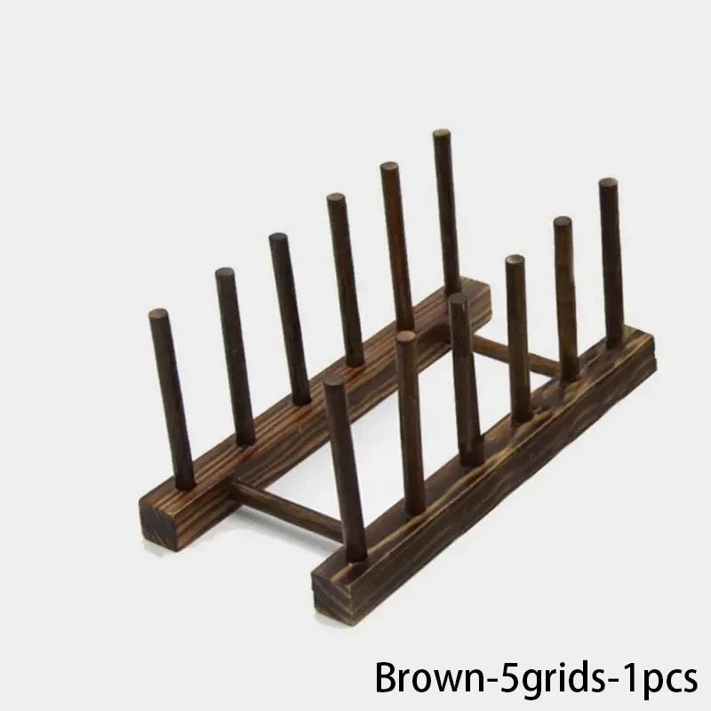 Organisateur de Vaisselle en Bois – Pratique & Éco
