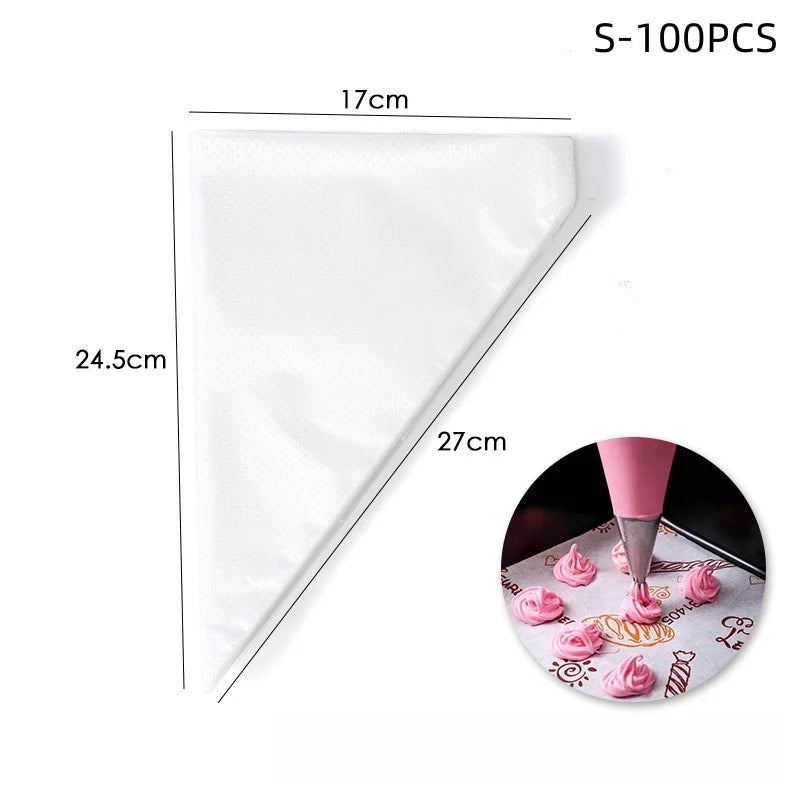 Poches à Douille Jetables – Pack Hygiénique et Résistant pour Décoration de Gâteaux et Cupcakes - Ustensile de chef