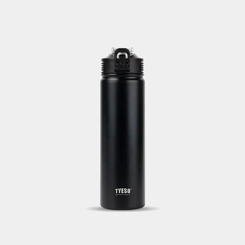 Bouteille Isotherme en Acier Inoxydable 304 avec Paille, Flasque Sportive Portable - Ustensile de chef