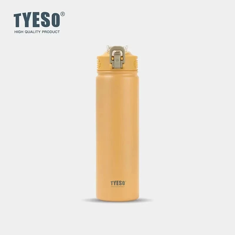 Bouteille Isotherme en Acier Inoxydable 304 avec Paille, Flasque Sportive Portable - Ustensile de chef