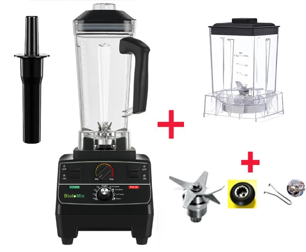 Blender BioloMix 2200W – Smoothies, Soupes, Beurres avec accessoires pour cuisine Ustensile de chef