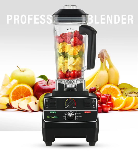 Blender BioloMix 2200W – Smoothies, Soupes, Beurres avec fruits frais pour gadgets cuisine