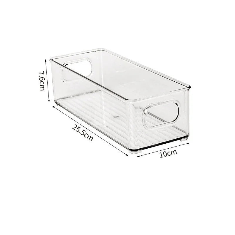 Boîte Rangement Frigo Empilable – Sans BPA et Pratique transparente avec poignées pour organiser cuisine