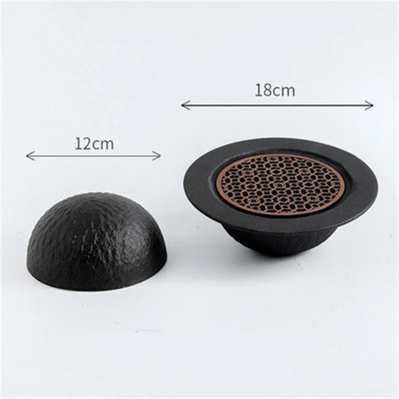 Bol en Porcelaine Effet Pierre – Design Créatif et Unique avec dimensions 18 cm et 12 cm en noir