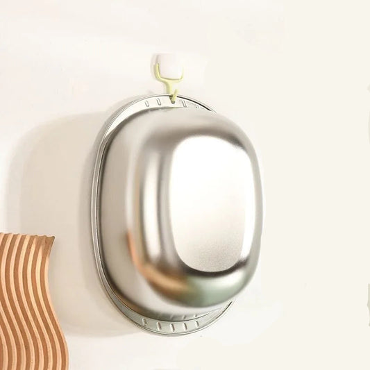 Bol Inox Cuisine 2,5 kg – Mélange, Pétrissage suspendu sur un mur, outil essentiel pour la préparation culinaire