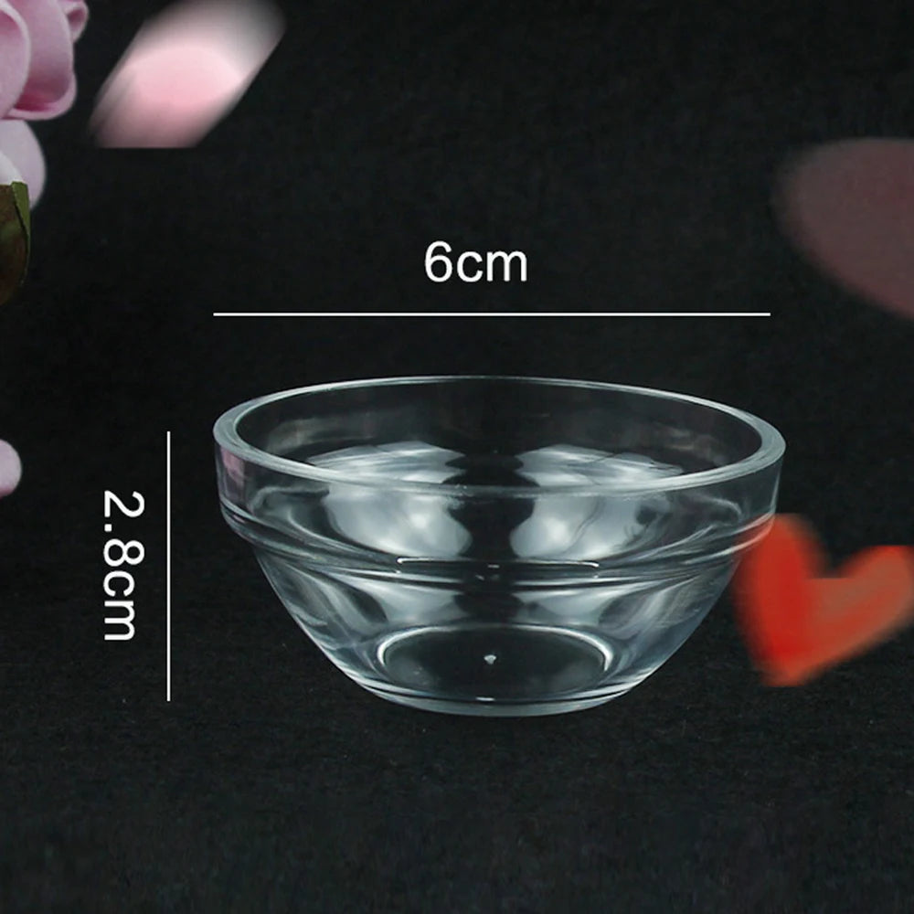 Bols Sauce Plastique – Lot de 3 Mini Contenants Cuisine en plastique transparent avec dimensions 6 cm par 2,8 cm