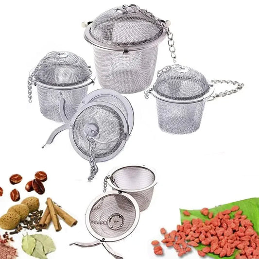 Boule à Thé Inox Multifonction – Infuseur Thé & Épices en acier inoxydable pour infuser facilement thé et épices