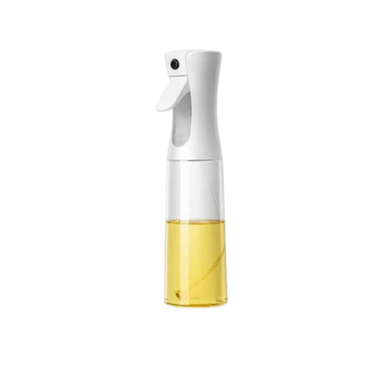 Bouteille Spray à Huile avec pulvérisateur blanc pour cuisine et préparation des repas