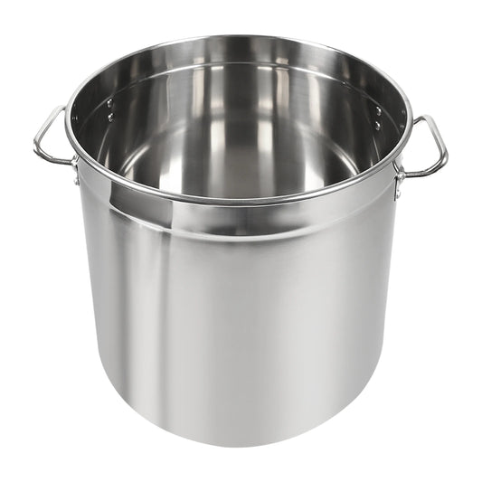Marmite Inox 50L Professionnelle Bymaocar – Inox, compatible Induction & Gaz avec poignées robustes