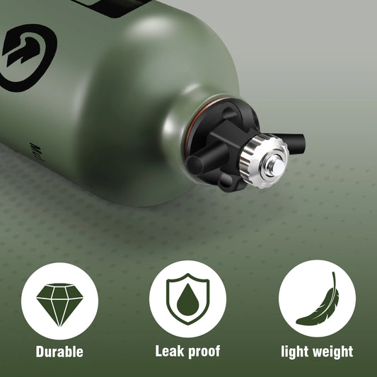 Bouteille Carburant Liquide 0,5L & 1L – Réchaud Outdoor durable, étanche et légère pour camping