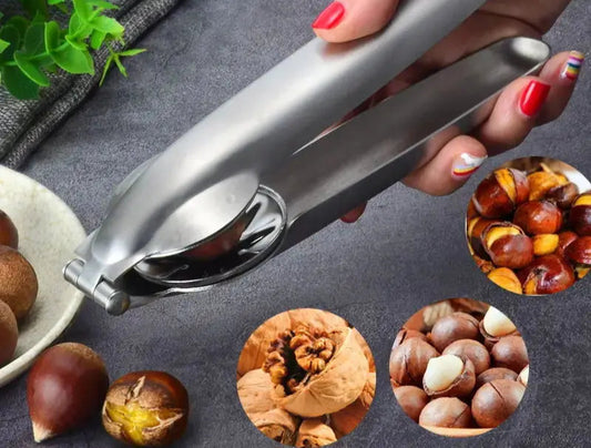 Casse-Marrons en Acier Inoxydable – Pince 17,7 cm, idéal pour ouvrir les marrons facilement et efficacement.