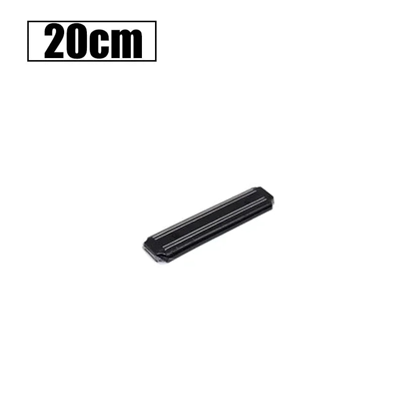 Barre Magnétique Couteaux Inox – 20/33/38 cm. Support mural noir 20 cm pour ranger couteaux professionnels Ustensile de chef
