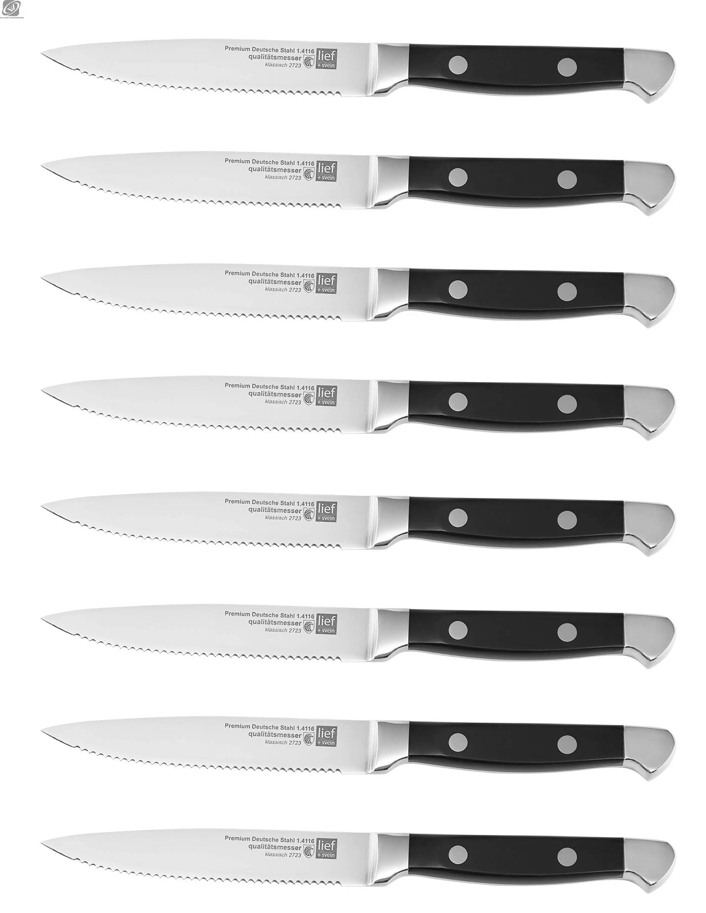 Ensemble de couteaux de cuisine en acier inoxydable, impeccables et robustes, parfaits pour les couverts élégants choix couteaux, fourchettes ou cuillères.