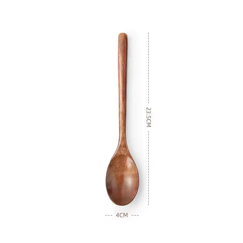 Cuillère en Bois Phoebe Ustensile Cuisine 23,5 cm au design élégant et mesure précise