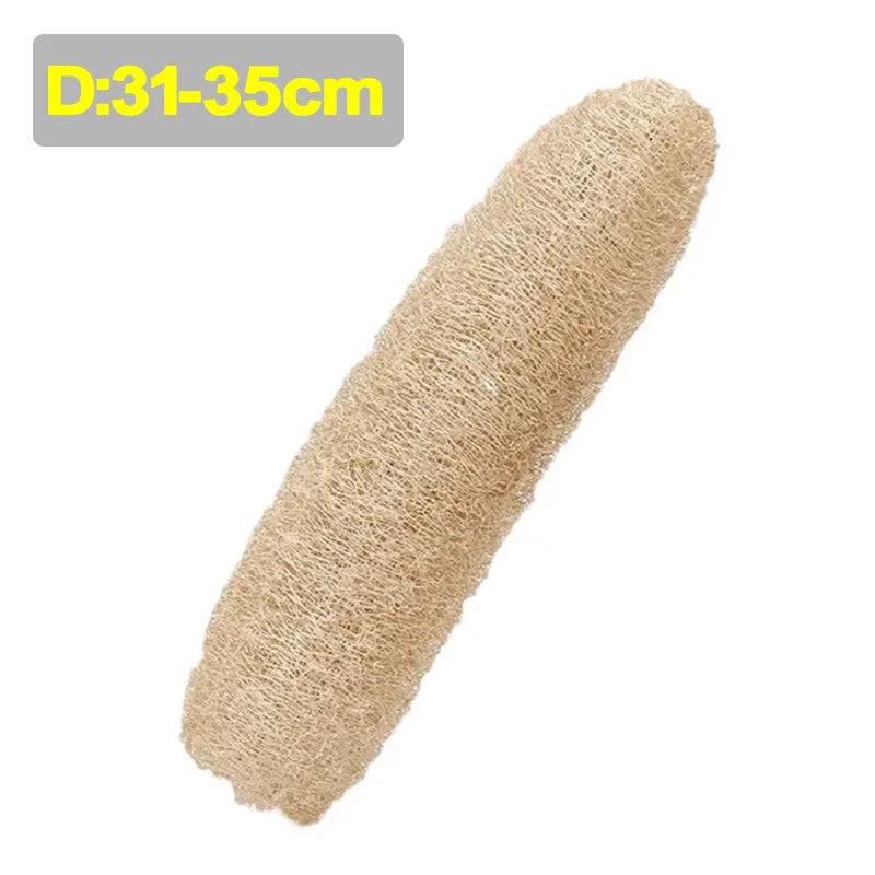 Éponge Loofah Naturelle – Écologique, Biodegradable de 31-35 cm pour usage ménager naturel