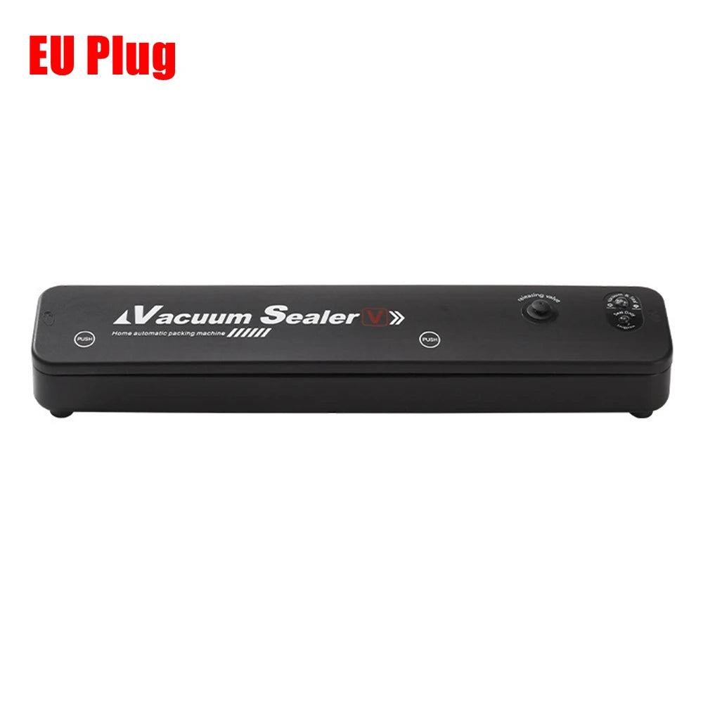 Machine sous vide alimentaire – Compacte et puissante. Scelleuse noire Ustensile de chef avec prise EU