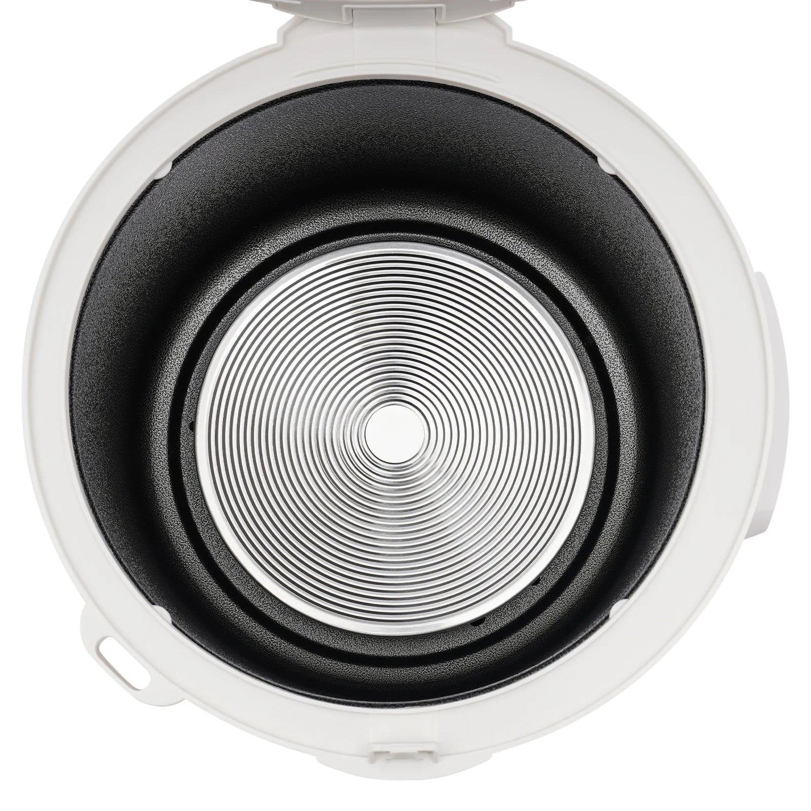 Intérieur du Fermenteur Ail Noir 5L blanc avec paroi circulaire pour une fermentation optimale