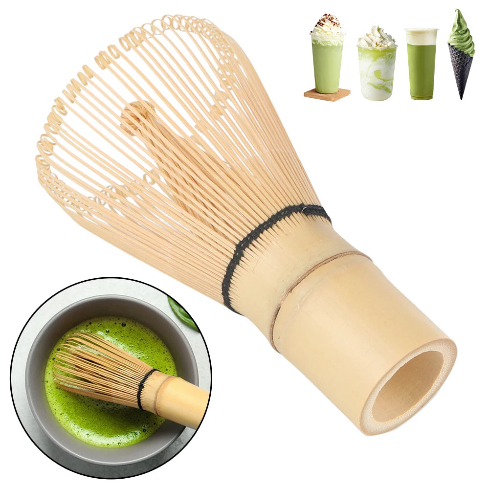 Fouet à Matcha en Bambou – Ustensile Traditionnel pour Préparation de Thé avec design naturel et finitions soignées
