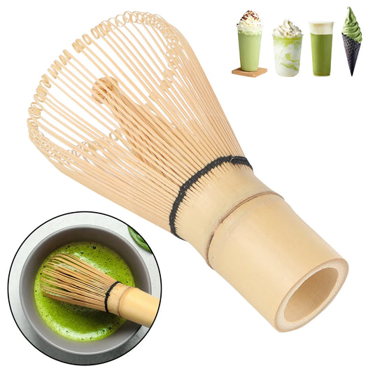 Fouet à Matcha en Bambou – Ustensile Traditionnel pour Préparation de Thé avec design naturel et finitions soignées