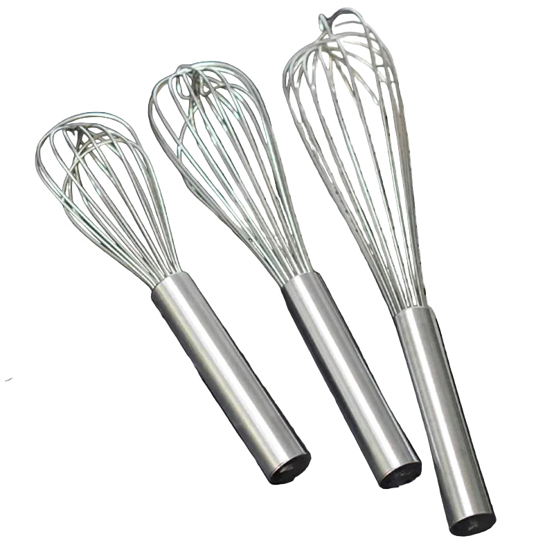 Fouet Cuisine Inox – 9 Tailles pour Recettes Maison Parfaites en acier inoxydable de différentes tailles