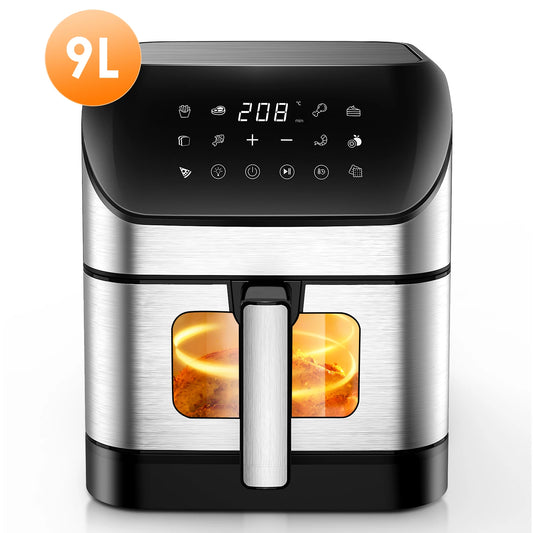 Friteuse à Air OYAJIA 9L – Cuisson Rapide & Saine avec écran tactile et capacité généreuse