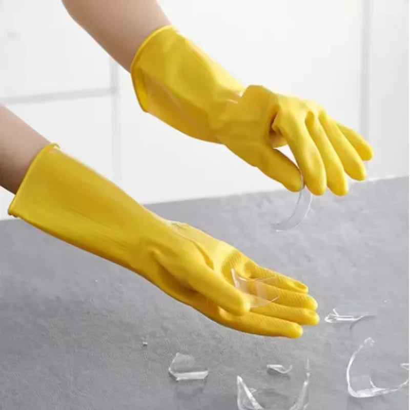 Gants de Cuisine en Caoutchouc – Ménage Facile pour protéger les mains lors du nettoyage des débris