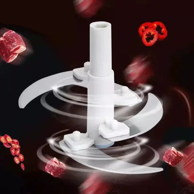 Lames tranchantes du Hachoir Manuel Multifonction Inox – Broyeur Légumes et Viandes en action