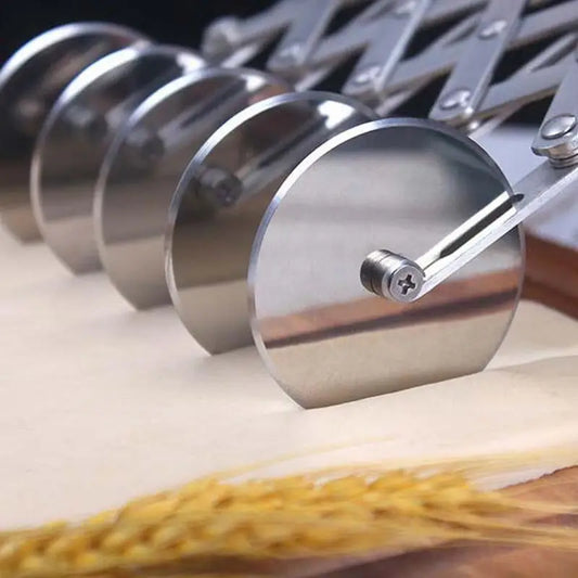 Cutter Pâtisserie Multi-Roues Inox – Découpe en acier inoxydable avec plusieurs roues pour pâtisserie