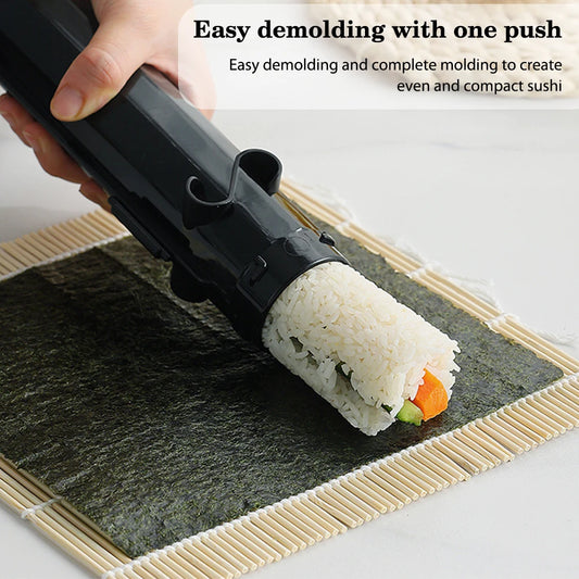 Kit Sushi – Rouleau et Moule à Sushis Maison pour un sushi uniforme et compact avec un démoulage facile