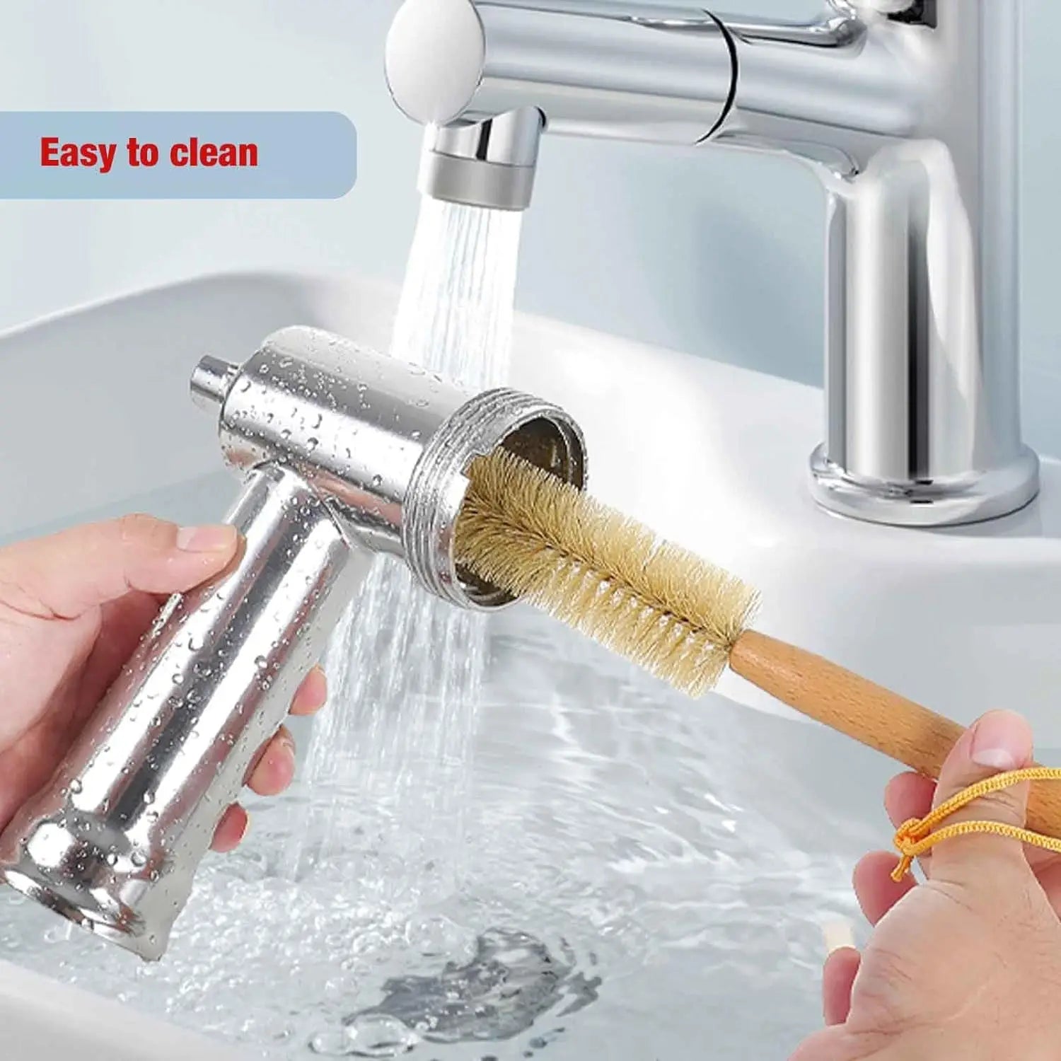 Accessoire Hachoir Métal KitchenAid – Viande, Légumes, Fromage en acier inoxydable facile à nettoyer sous robinet