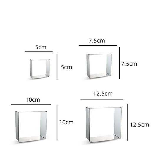 Set of 11 Stainless Steel Round Molds – Easy & Professional Cutting