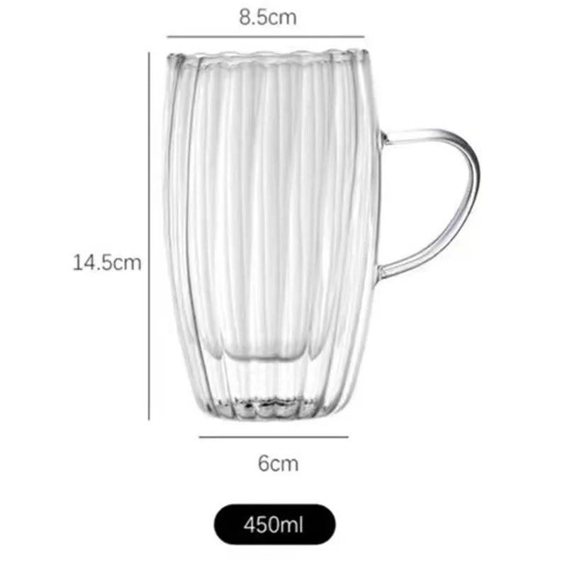 Verre Double Paroi Café – Tasse Thermique Transparente