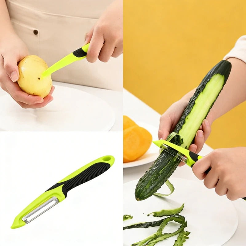 Zinc Fruit & Vegetable Peeler – Sharp Stainless Steel Blade