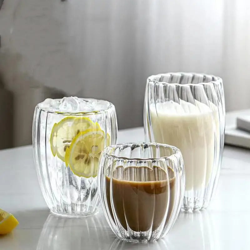 Verre Double Paroi Café – Tasse Thermique Transparente