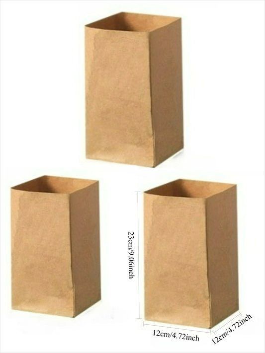 Sacs Kraft Lavables Réutilisables Rangement Écologique en papier brun pour un rangement durable